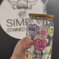 Sweethearts glass tumbler
