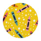 yellow crayon Mouse Pad