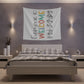 Everyone is welcome asl Printed Wall Tapestry