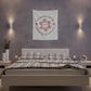 retro groovy you should not be afraid to be yourself Printed Wall Tapestry