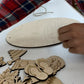 DIY Paint Kit, Welcome to our classroom seasonal change icon circle door hanging wood sign