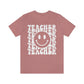 Groovy Teacher Retro Unisex Jersey Short Sleeve Tee