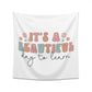 retro groovy its a beautiful day to learn Printed Wall Tapestry