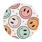 Retro smiley face with stars teacher Mouse Pad