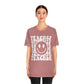 Groovy Teacher Retro Unisex Jersey Short Sleeve Tee