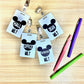 Mickey Mouse Disney Acrylic Classroom Hall Passes