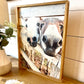 Mini Donkey Faces Long Ears Love Farm Animal wood sign Simply Country Ranch