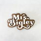 Personalized 3D Teacher Name Cut Out Sign