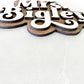 Personalized 3D Teacher Name Cut Out Sign