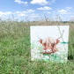 Highland Cow; Fluffy Cow Photo; Ruby; wood photo box