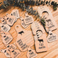 Cattle Ear Tag Baby Milestone cards + closet hangers + Announcement ; photo props; new born; babyshower gift Western Country