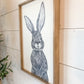 Easter Bunny drawing; Spring