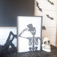 Top Hat Skeleton; Bones, Halloween