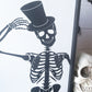 Top Hat Skeleton; Bones, Halloween