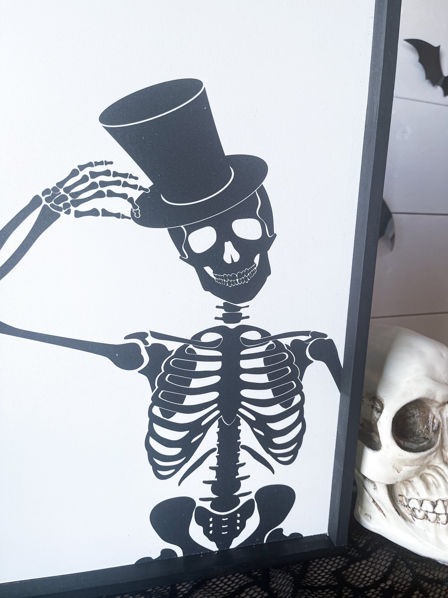 Top Hat Skeleton; Bones, Halloween