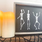 Dancing Skeleton; Bones, Halloween
