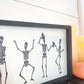 Dancing Skeleton; Bones, Halloween