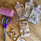 DIY Valentine's Day Tic Tac Toe Game Kid's Kit Arts and Craft