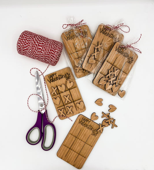 DIY Valentine's Day Tic Tac Toe Game Kid's Kit Arts and Craft