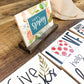 Seasonal Shelf Sitter bundle; Fall Signs; Removable Shelf Sitter; Holiday Sign; Christmas; Halloween