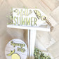 DIY Lemon Hello Summer Seasonal Tiered Tray