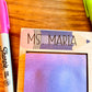 Custom Personalized Sticky note holder gift teacher gift