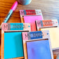 Custom Personalized Sticky note holder gift teacher gift