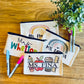 Your Custom Personalized Teacher Zipper Pouch; Pencil Bag;  # teacher tools; Makeup Bag; Essential Oil