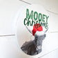 Mooey Christmas Wood Circle