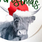 Mooey Christmas Wood Circle