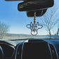 Farmhouse Car Charm Review Mirror Hanging Tag Cow Chicken Pig Mama Bead