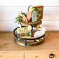 Easter Spring Farmhouse DIY Kit Seasonal Tiered Tray