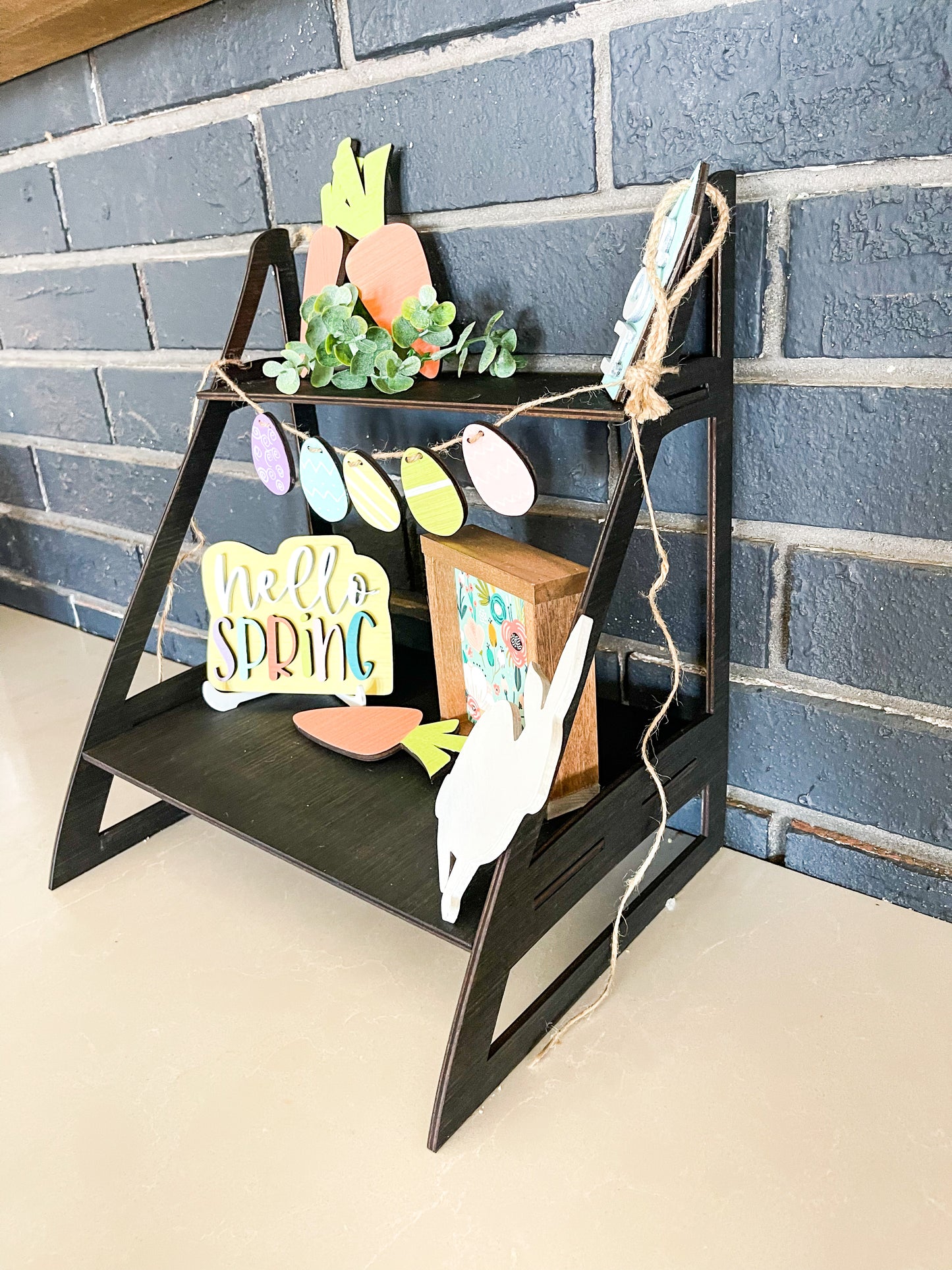 Easter Spring Farmhouse DIY Kit Seasonal Tiered Tray