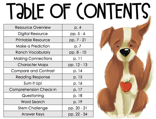 Winston and the Missing Apples Book Teaching Lesson Plans