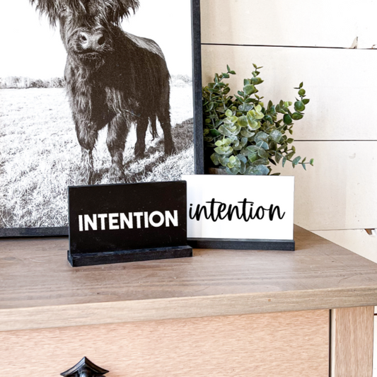 2025 Word on Wood; Shelf Sitter Removable Sign