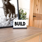 2025 Word on Wood; Shelf Sitter Removable Sign