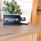 2025 Word on Wood; Shelf Sitter Removable Sign