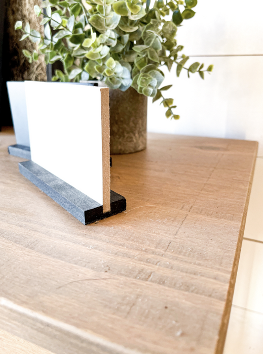 2025 Word on Wood; Shelf Sitter Removable Sign