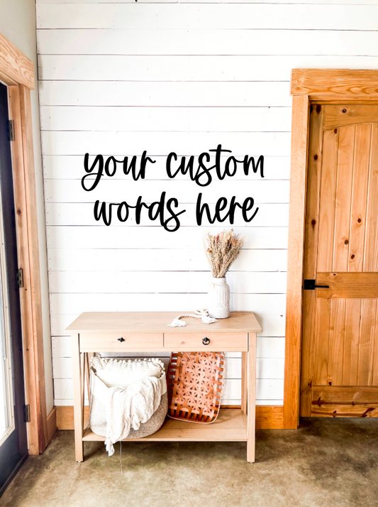 Custom 3D Wood Cut outs- We Design with You!