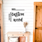 Custom 3D Wood Cut outs- We Design with You!