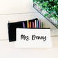 Your Custom Personalized Teacher Zipper Pouch; Pencil Bag;  # teacher tools; Makeup Bag; Essential Oil