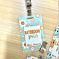 Retro Groovy Smiley Face Acrylic Classroom Hall Passes