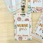 Retro Groovy Smiley Face Acrylic Classroom Hall Passes