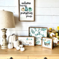 Watercolor Fall Collection Wood Sign