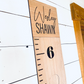 Personalized Custom Growth Chart Ruler Puzzle Playroom Decor Wood Growth Chart Nursery Signs Kids Baby Gift