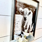 Betty White Calf Black and White Ranch Angus Calf Farm Animal wood sign Simply Country Ranch