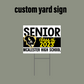 Copy of Custom Football Player Front Yard Sign