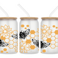 Drinking Glasses with Bamboo Lids and Glass Straw-16oz Can Shaped Glass Cups,Beer Glasses,Iced Coffee Glasses,Ideal for Cocktail,Whiske,Soda,Bubble Tea,Juicing, Smoothies