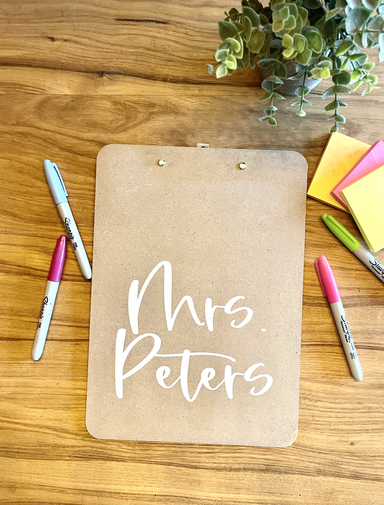 Custom Personalized Teacher Name Clipboards