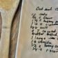 Your handwritten Recipe/Letter transferred to serving platter plate dish porcelain
